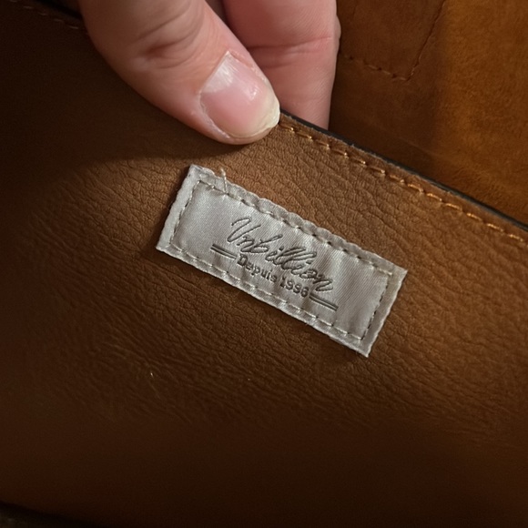 Unbillion light brown faux leather sheep detail hand bag - Picture 6 of 6